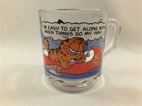 McDONALD'S 1978 GARFIELD MUGS CUPS & 1978 GARFIELD POLKA DOT TUMBLER. . Garfield mug 1978